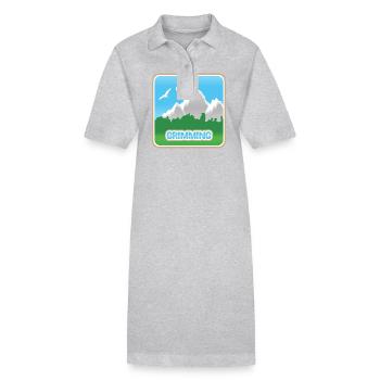 Cadeau pour Grimming - Robe polo bio PAIGER Stanley/Stella Femme - noir - Devant