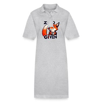 Zero Given - Fuchs Illustration - Stanley/Stella Frauen Bio-Polokleid PAIGER - Schwarz - Vorne