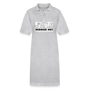 Duo Dominance Tees - Robe polo bio PAIGER Stanley/Stella Femme - noir - Devant