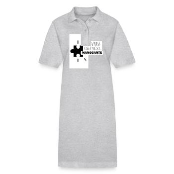 Tandem Puzzle Tee Set - Robe polo bio PAIGER Stanley/Stella Femme - noir - Devant