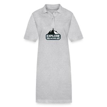Explore more - Wanderer - Stanley/Stella Frauen Bio-Polokleid PAIGER - Schwarz - Vorne