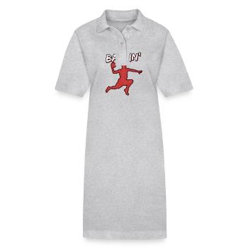 NOT IN MY HOUSE GRUNGE - Stanley/Stella PAIGER Organic Women’s Polo Dress - black - Front