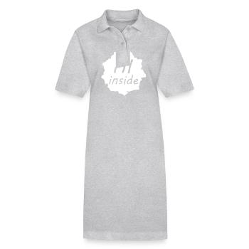 The intelligent human being - Stanley/Stella PAIGER Organic Women’s Polo Dress - black - Front