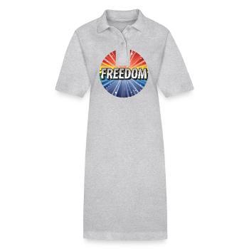 LGBTQ Freedom - Stanley/Stella Frauen Bio-Polokleid PAIGER - Schwarz - Vorne