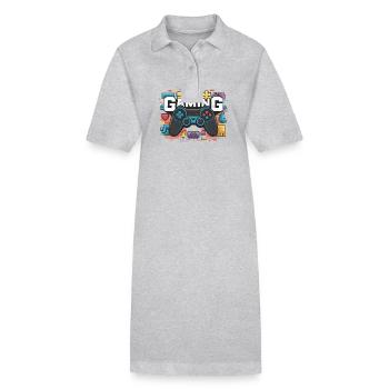 Gaming - Controllers - Stanley/Stella PAIGER Organic Women’s Polo Dress - black - Front