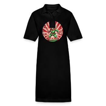 Weihnachtself Fechten - Stanley/Stella Frauen Bio-Polokleid PAIGER - Schwarz - Vorne