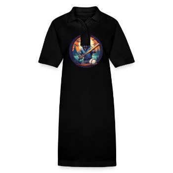 Effrayant Halloween Party Costume Werewolf Baseball - Robe polo bio PAIGER Stanley/Stella Femme - noir - Devant