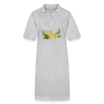 Ich bin ein lustiger Kerl - Stanley/Stella Frauen Bio-Polokleid PAIGER - Schwarz - Vorne