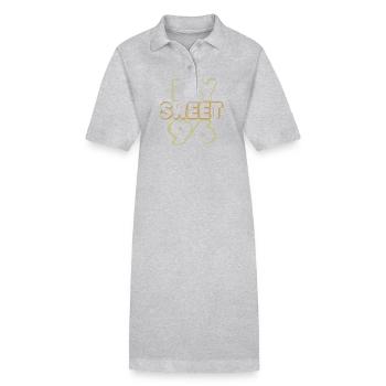 96 - Stanley/Stella Frauen Bio-Polokleid PAIGER - Schwarz - Vorne