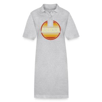 First name Ariela - Stanley/Stella PAIGER Organic Women’s Polo Dress - black - Front