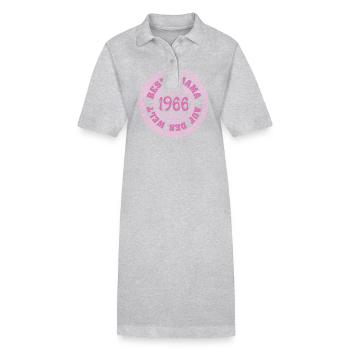 1966 - Stanley/Stella PAIGER Organic Women’s Polo Dress - black - Front