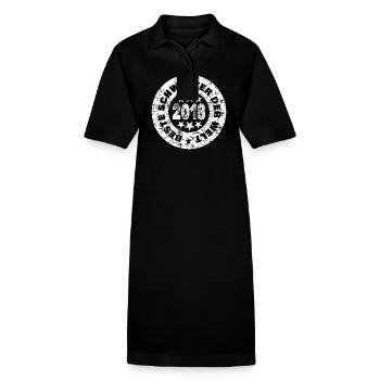 Vintage 2018 - Stanley/Stella PAIGER Organic Women’s Polo Dress - black - Front