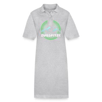 Zugspitze as a mountain - Stanley/Stella PAIGER Organic Women’s Polo Dress - black - Front