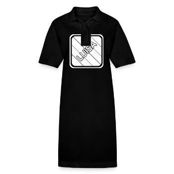 Cadeau pour Luisa - Robe polo bio PAIGER Stanley/Stella Femme - noir - Devant