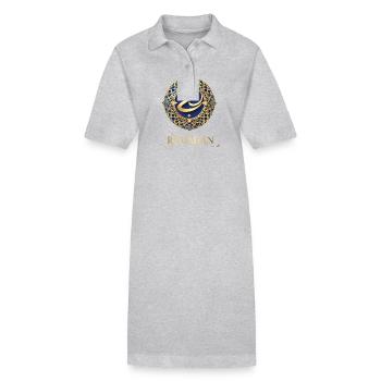 Ramadan Geschenkidee Eid Mubarak Islam - Stanley/Stella Frauen Bio-Polokleid PAIGER - Schwarz - Vorne