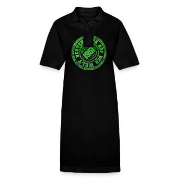Born in 1951 - Stanley/Stella PAIGER Organic Women’s Polo Dress - black - Front
