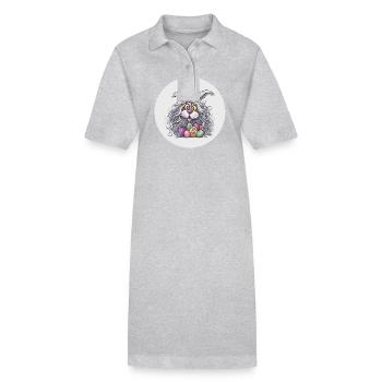 Osterhase - Stanley/Stella Frauen Bio-Polokleid PAIGER - Schwarz - Vorne