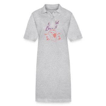 Ballet Ballerina Ballett Tänzerin Frauen Spruch - Stanley/Stella Frauen Bio-Polokleid PAIGER - Schwarz - Vorne