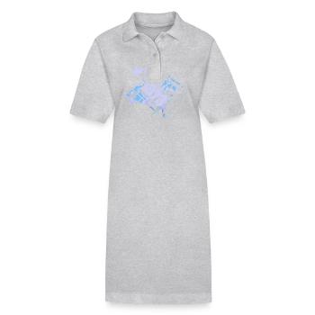Nerd 1973 - Stanley/Stella Frauen Bio-Polokleid PAIGER - Schwarz - Vorne