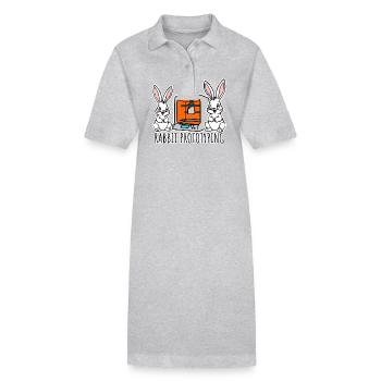 Rabbit Prototyping - Printing rabbits with 3D printer - Stanley/Stella PAIGER Organic Women’s Polo Dress - black - Front