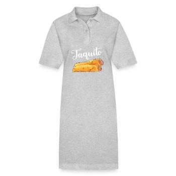 Taco-Taquito-Match - Stanley/Stella Frauen Bio-Polokleid PAIGER - Schwarz - Vorne