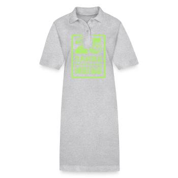 Proverb 25 - Stanley/Stella PAIGER Organic Women’s Polo Dress - black - Front