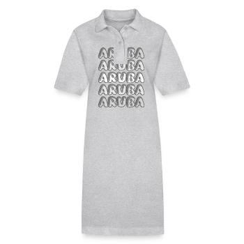 Travel Aruba - Stanley/Stella PAIGER Organic Women’s Polo Dress - black - Front