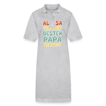 Alessa bébé - Robe polo bio PAIGER Stanley/Stella Femme - noir - Devant