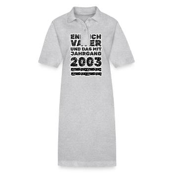 2003 - Stanley/Stella PAIGER Organic Women’s Polo Dress - black - Front