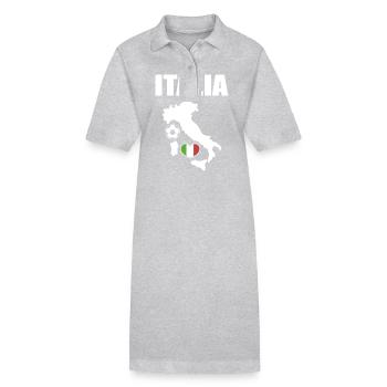 Italien - Stanley/Stella Frauen Bio-Polokleid PAIGER - Schwarz - Vorne