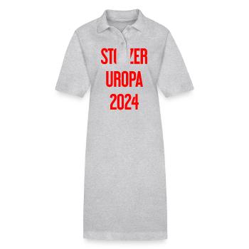 Proud great-grandpa 2024 - Stanley/Stella PAIGER Organic Women’s Polo Dress - black - Front