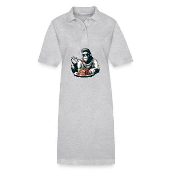 Bigfoot Sasquatch Lasagne Stilvoll Modern - Stanley/Stella Frauen Bio-Polokleid PAIGER - Schwarz - Vorne