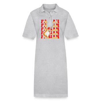 Fabian - Stanley/Stella PAIGER Organic Women’s Polo Dress - black - Front