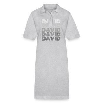 David - Robe polo bio PAIGER Stanley/Stella Femme - noir - Devant