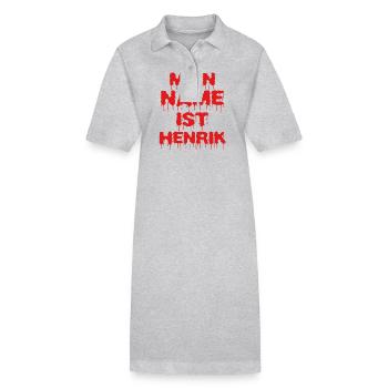 Henrik - Stanley/Stella Frauen Bio-Polokleid PAIGER - Schwarz - Vorne