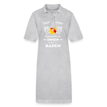 Schönheit aus dem Süden - Stanley/Stella Frauen Bio-Polokleid PAIGER - Schwarz - Vorne