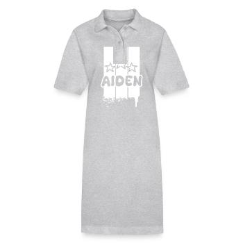 Aiden Aiden - Stanley/Stella PAIGER Organic Women’s Polo Dress - black - Front