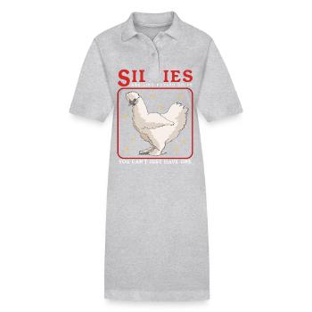 Silkie Silkie Poulet Silky Poulets Cadeau - Robe polo bio PAIGER Stanley/Stella Femme - noir - Devant