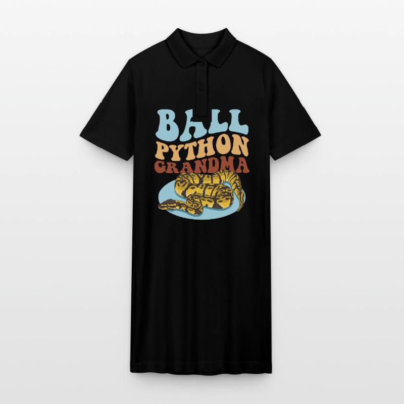 Roi Python Mamie Python Serpent Cadeau Robe polo bio PAIGER Stanley/Stella Femme