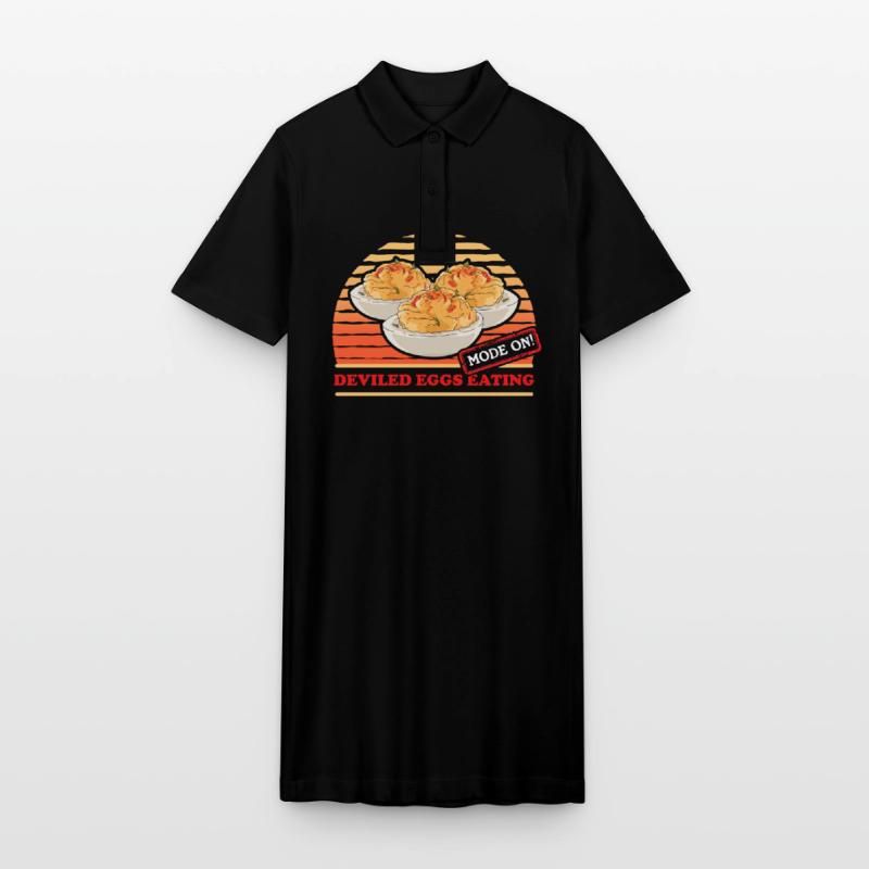 Deviled Eggs Gefüllte Eier Geschenk Stanley/Stella Frauen Bio-Polokleid PAIGER