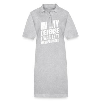 IN MY DEFENSE T Shirt - Stanley/Stella Frauen Bio-Polokleid PAIGER - Schwarz - Vorne