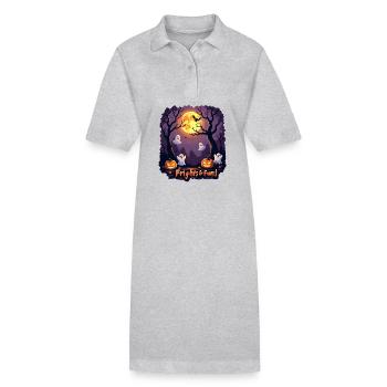 Schrecken & Spaß! Schrecken und Spaß! - Stanley/Stella Frauen Bio-Polokleid PAIGER - Schwarz - Vorne