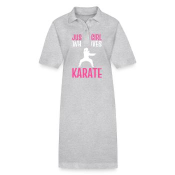 Karaté Autodéfense Arts Martiaux - Robe polo bio PAIGER Stanley/Stella Femme - noir - Devant