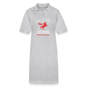 Dressage Dressage Horse Dressage Rider - Stanley/Stella PAIGER Organic Women’s Polo Dress - black - Front