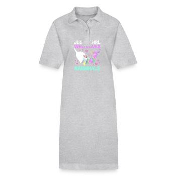 Narwal - Stanley/Stella Frauen Bio-Polokleid PAIGER - Schwarz - Vorne