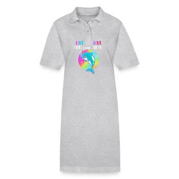 Narwal - Stanley/Stella Frauen Bio-Polokleid PAIGER - Schwarz - Vorne