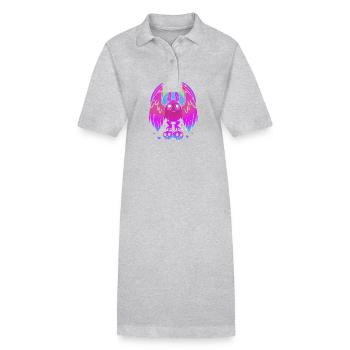 Mothman - Stanley/Stella PAIGER Organic Women’s Polo Dress - black - Front