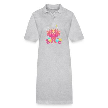 Pastel Gothic - Stanley/Stella PAIGER Organic Women’s Polo Dress - black - Front