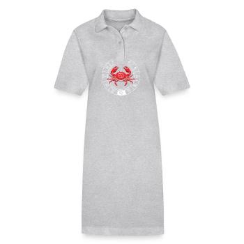 Sternzeichen Krebs - Stanley/Stella Frauen Bio-Polokleid PAIGER - Schwarz - Vorne