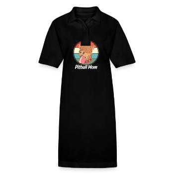 Pitbull - Stanley/Stella Frauen Bio-Polokleid PAIGER - Schwarz - Vorne
